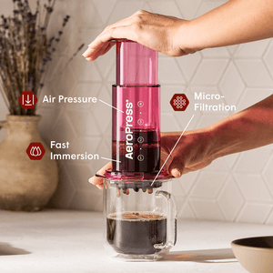AeroPress Coffee Maker - Clear & Colors