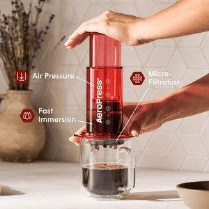 AeroPress Coffee Maker - Clear & Colors